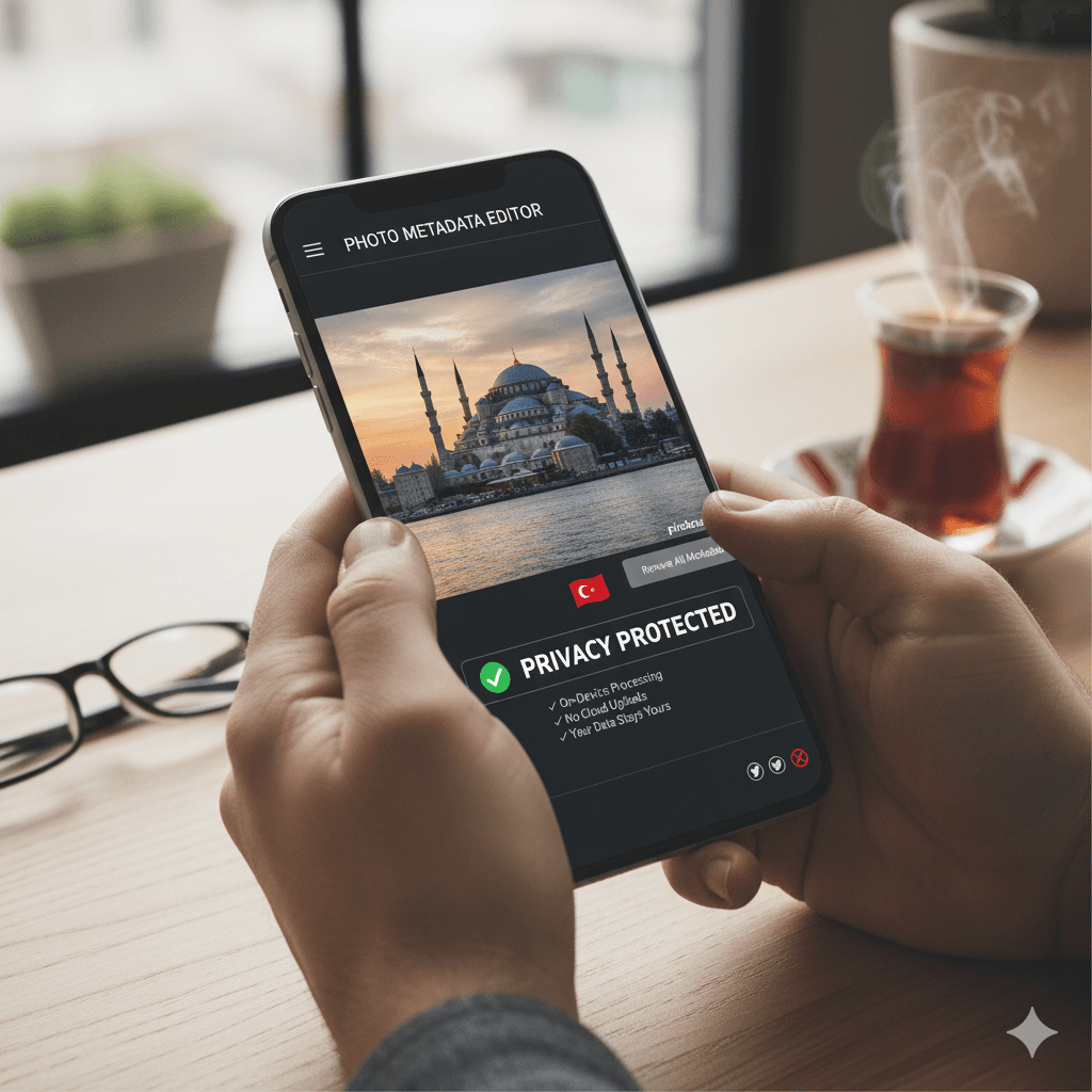 Photographer adjusting export settings on a laptop