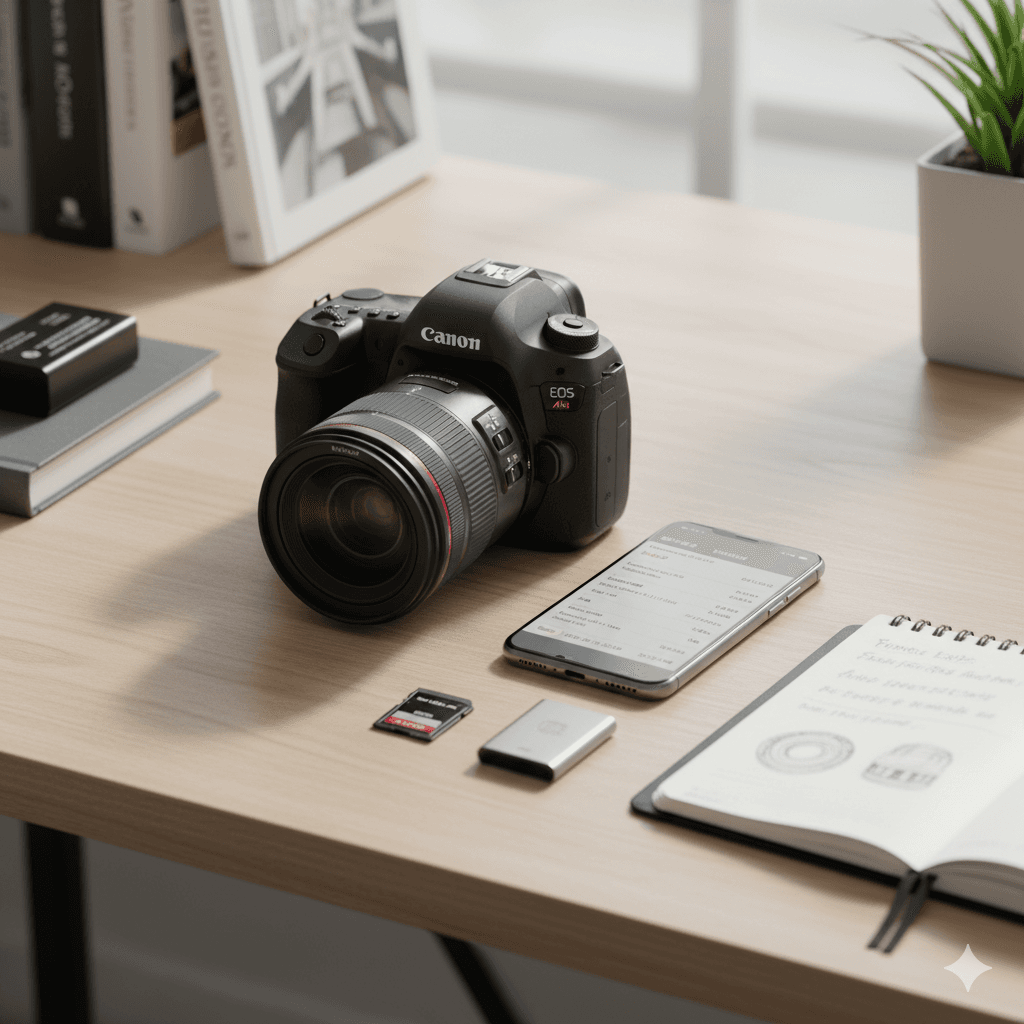 Copyright shield concept over a photograph